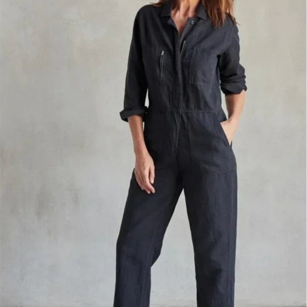 Outerknown S.E.A Navy Jumpsuit Women's Size XS NWT